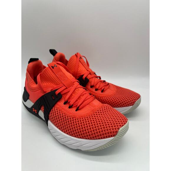 Under Armour Project Rock 4 Shoes Venom Red 3023696-602 Women's Size 10 - Picture 8 of 16